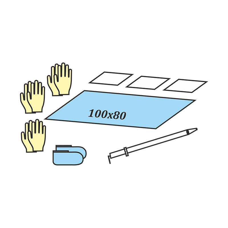 Комплект одягу медичного та покриття операційного Проктологічний № 4, стерильно, Бренд LTI